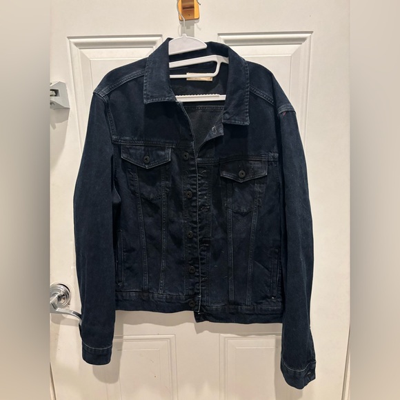 Allsaints Black Denim Jacket Men’s - Medium - Picture 1 of 4